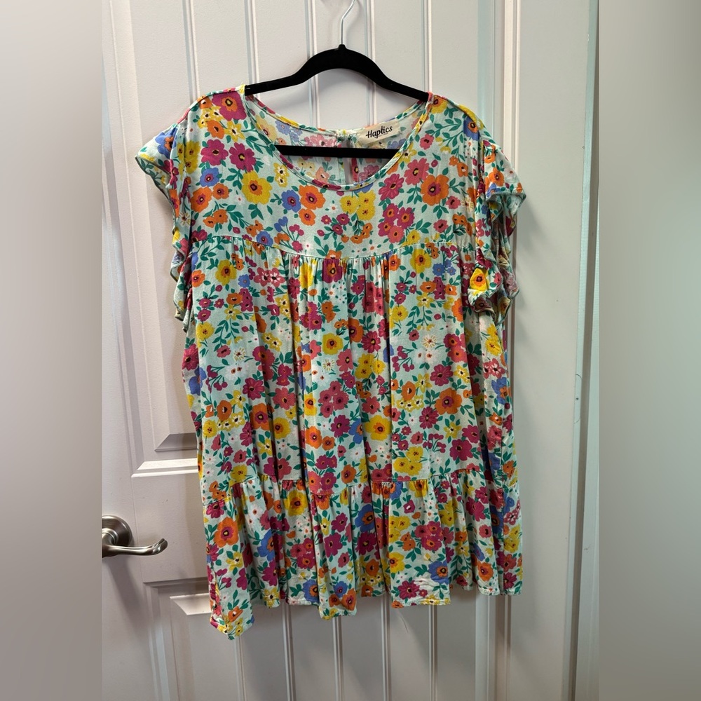Floral Print Women's Top